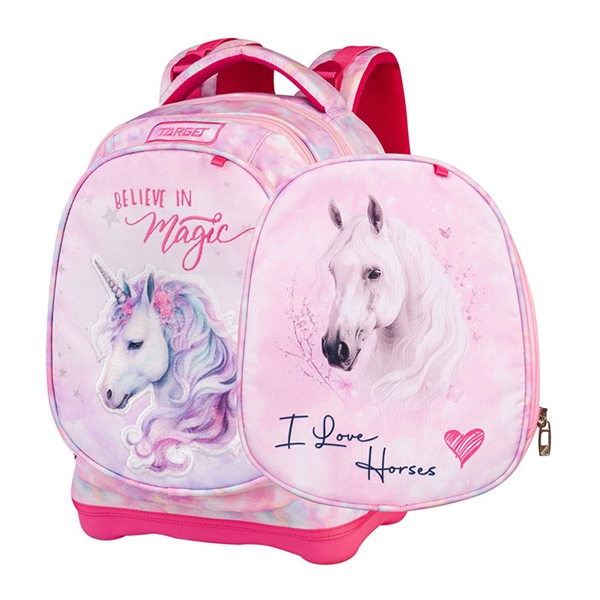 Ergonomski šolski nahrbtnik Target Superlight 2 Face Unicorn Fantasy