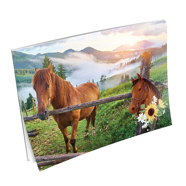 Risalni blok A3, 20 listni, Horse