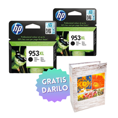 Komplet kartuš HP L0S70AE nr.953XL (črna), original, 2 kosa + DARILO GRATIS