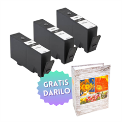 Komplet kartuš HP CZ109AE nr.655 (črna), kompatibilna, 3 kosi + DARILO GRATIS