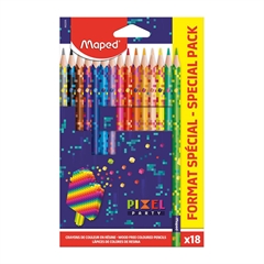 Barvice Maped Pixel Party, 18 kosov