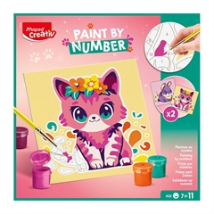 Pobarvanka po številkah Maped Creativ Mucek