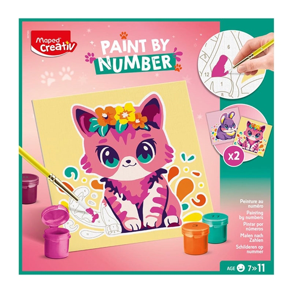 Pobarvanka po številkah Maped Creativ Mucek