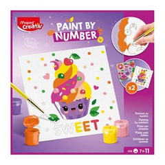 Pobarvanka po številkah Maped Creativ Sweet