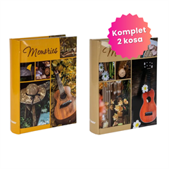 Darilni paket najlepših spominov Kitara: 2x Foto album, 200 + 200 slik