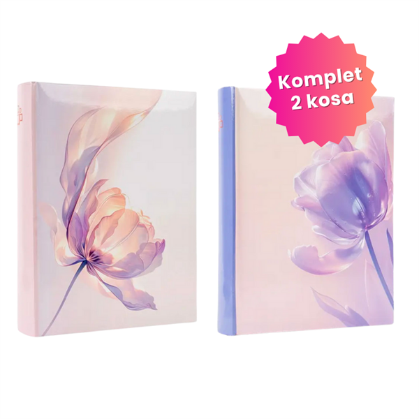 Darilni paket najlepših spominov Dream Flower: 2x Foto album, 200 + 200 slik