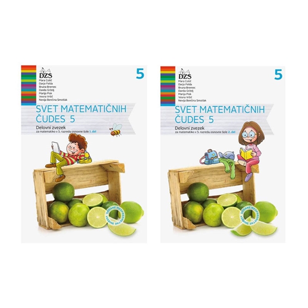 SVET MATEMATIČNIH ČUDES 5, DELOVNI ZVEZEK + KODA