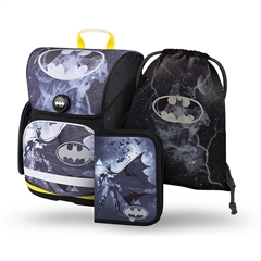 Prvošolski set Baagl Ergo Batman Storm Fidlock (3-delni)