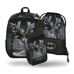 Prvošolski set Baagl Shelly Batman Dark City (3-delni)