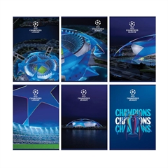 Zvezek A4 UCL, črte z robom, 50 listov, sortirano