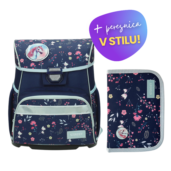 Komplet Street Magical Blossom: torba + peresnica
