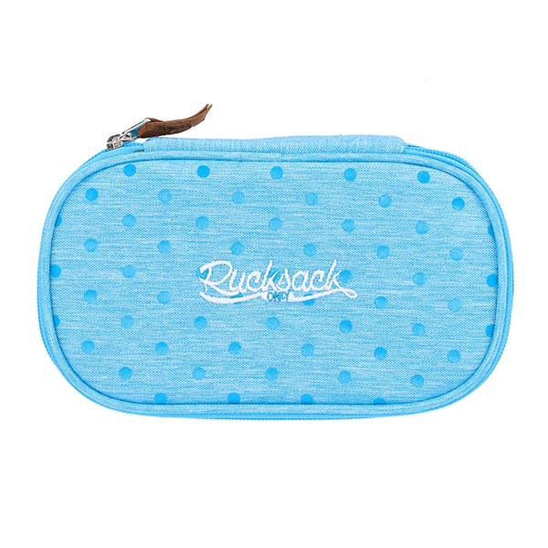 Ovalna peresnica Rucksack Only Jumbo Blue Light With Blue Foil Dots