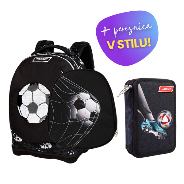 Komplet Target Soccer 2: nahrbtnik + peresnica