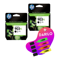 Komplet kartuš HP T6M15AE nr.903XL (črna), original, 2 kosa + DARILO GRATIS
