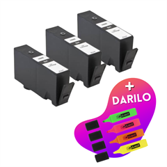 Komplet kartuš HP CZ109AE nr.655 (črna), kompatibilna, 3 kosi + DARILO GRATIS