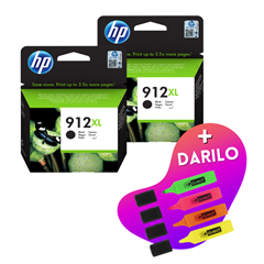 Komplet kartuš HP 3YL84AE nr.912XL (črna), original, 2 kosa + DARILO GRATIS