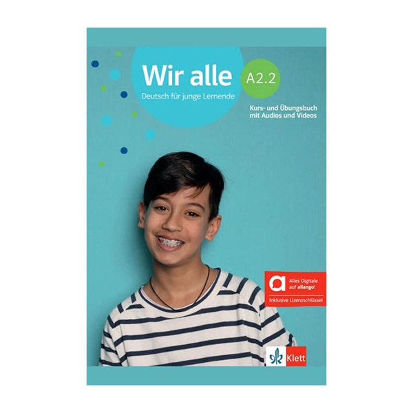 WIR ALLE A2.2 hibridna izdaja, učbenik + delovni zvezek + allango dostop