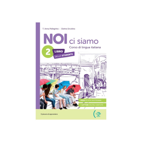 Noi ci siamo 2, učbenik za italijanščino kot izbirni + koda