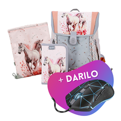 Prvošolski set ABC123 Ergo Flexi Konji (4-delni) + DARILO