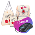 Prvošolski set ABC123 Češnji (4-delni) z LED zaponko + DARILO