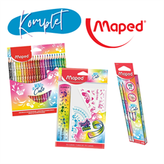 SUPER šolski komplet Maped Cute Mini, 3 + 6 + 24 kosov
