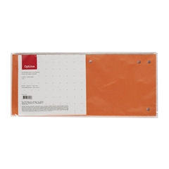 Pregradni karton Optima 240 x 105 mm, 10 kosov, oranžna