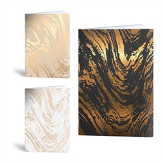 Komplet zvezkov A4 Rucksack Only, Gold, črte z 9 mm robom, 52 listov, sortirano, 4 + 1 GRATIS