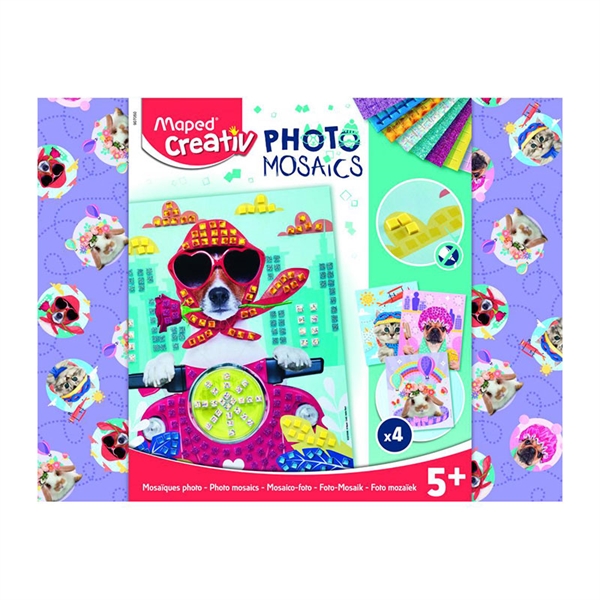 Set za ustvarjanje Maped Mozaik Cute Animals