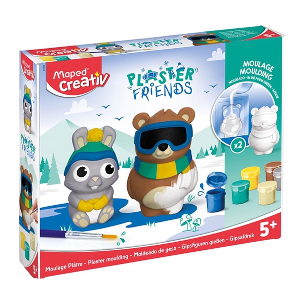 Set za ustvarjanje Maped Plaster Friends Zima