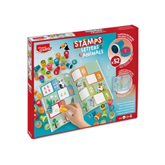 Set za ustvarjanje Maped Štampiljke Črke in Živali