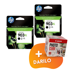 Komplet kartuš HP T6M15AE nr.903XL (črna), original, 2 kosa + DARILO GRATIS