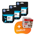 Komplet kartuš HP N9K05AE nr.304 (barvna), original, 3 kosi + DARILO GRATIS