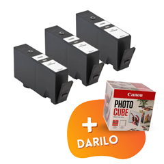 Komplet kartuš HP CZ109AE nr.655 (črna), kompatibilna, 3 kosi + DARILO GRATIS
