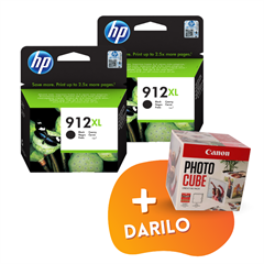 Komplet kartuš HP 3YL84AE nr.912XL (črna), original, 2 kosa + DARILO GRATIS
