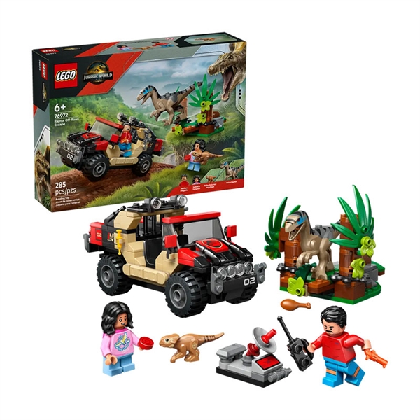 LEGO Jurassic World: Terenski pobeg pred raptorko