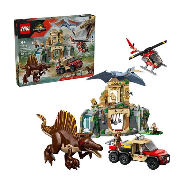 LEGO Jurassic World: Po zraku po spinozavra in quetzalcoatlusa