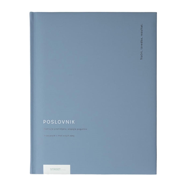 Poslovnik Street Načrt, svetlo moder