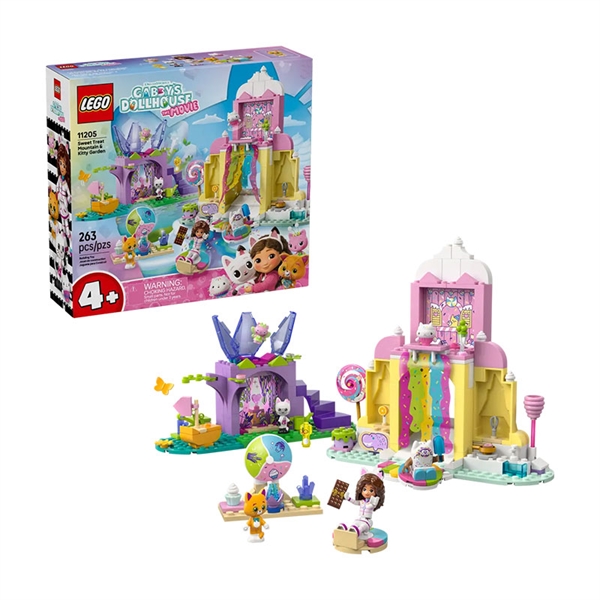 LEGO Gabby's Dollhouse: Gora posladkov in Kittyjin vrt