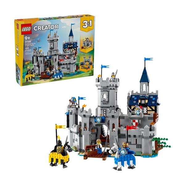 LEGO Creator 3in1: Srednjeveški grad viteza konjenika