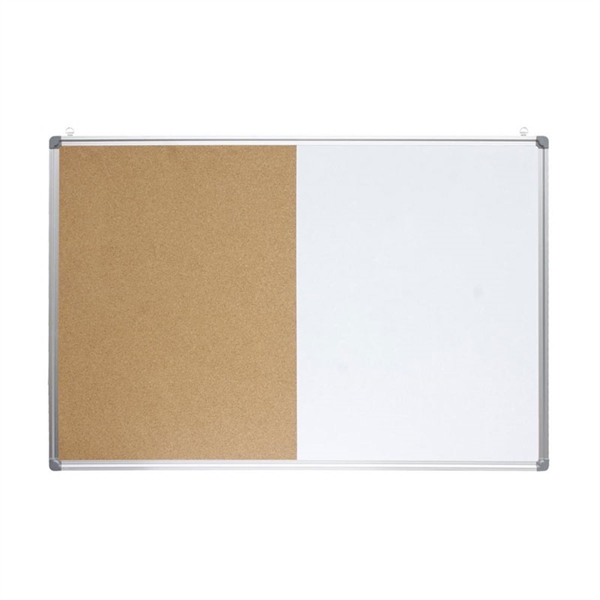 Poškodovana embalaža: tabla piši-briši + pluta Optima, 120 x 90 cm, aluminij