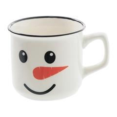 Set skodelic Snežak, 2-delni