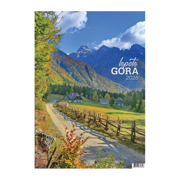Stenski koledar 2026, Lepote gora
