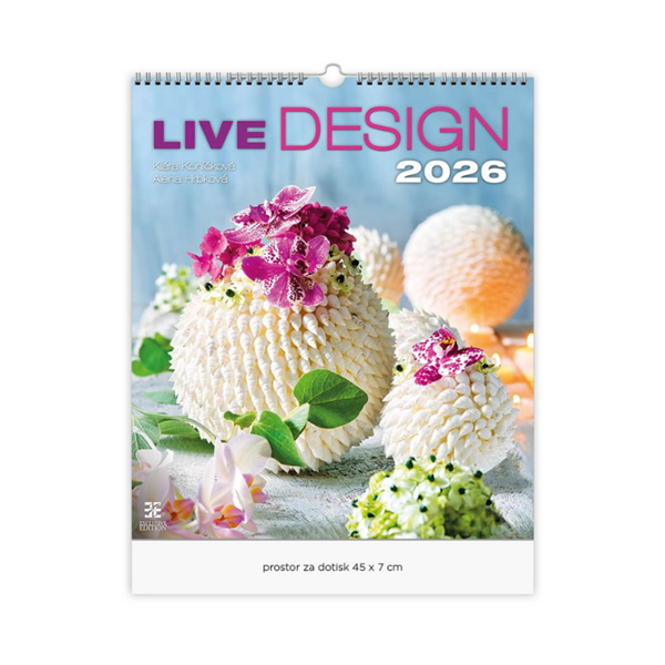 Stenski koledar 2026, Live design