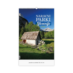 Stenski koledar 2026, Naravni parki Slovenije