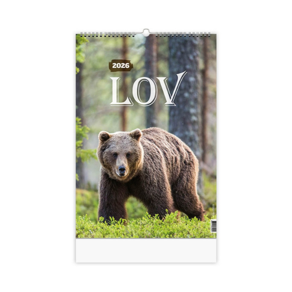 Stenski koledar 2026, Lov z lovnimi dobami