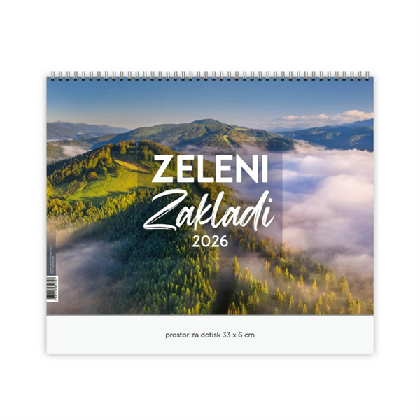 Stenski koledar 2026, Zeleni zakladi (2-delni)