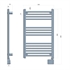 Električni kopalniški radiator Adler AD7824, 600 W