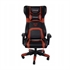 Gaming stol E-Blue Cobra z vgrajenimi Bluetooth zvočniki, črno rdeč