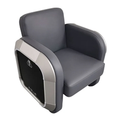 Gaming fotelj E-Blue EEC346-11 z RGB osvetlitvijo, siv