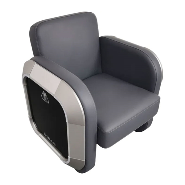 Gaming fotelj E-Blue EEC346-11 z RGB osvetlitvijo, siv